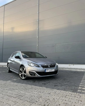 Peugeot 308 cena 43500 przebieg: 139000, rok produkcji 2015 z Piła małe 326